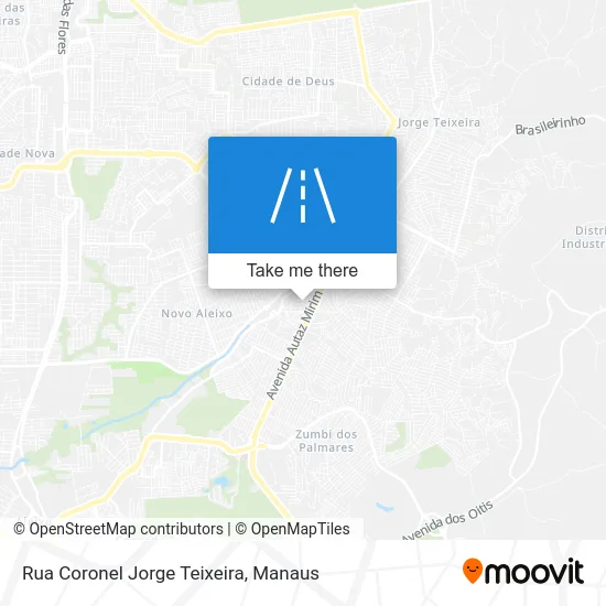 Rua Coronel Jorge Teixeira map