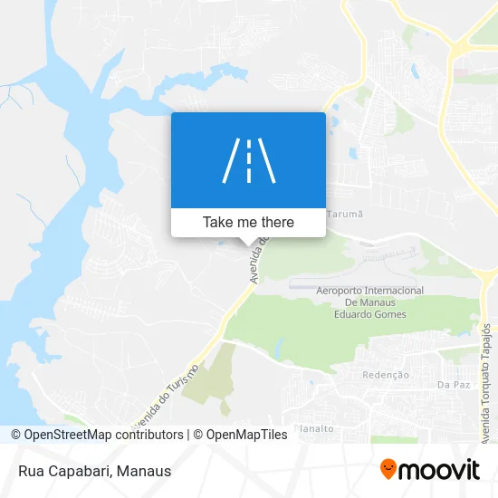 Rua Capabari map