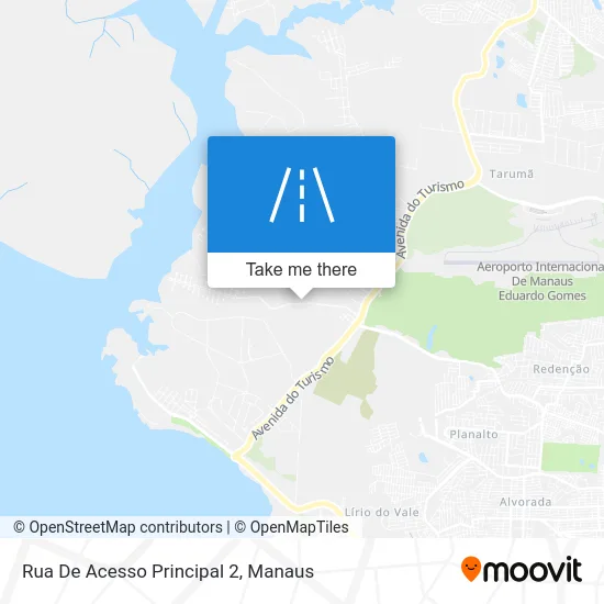 Rua De Acesso Principal 2 map