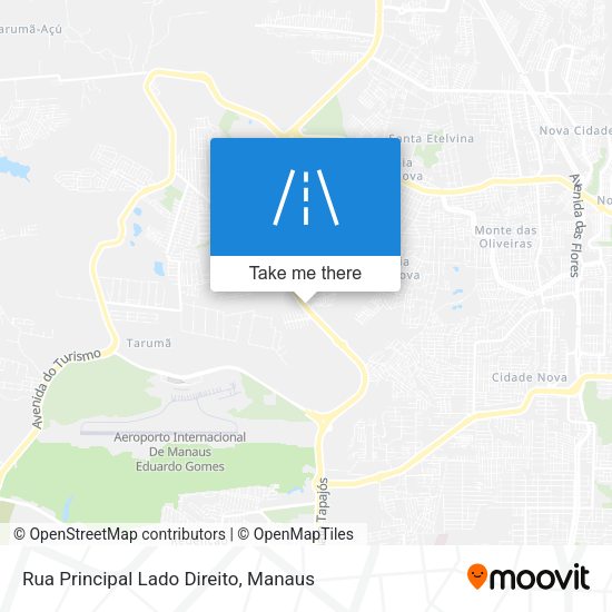 Rua Principal Lado Direito map
