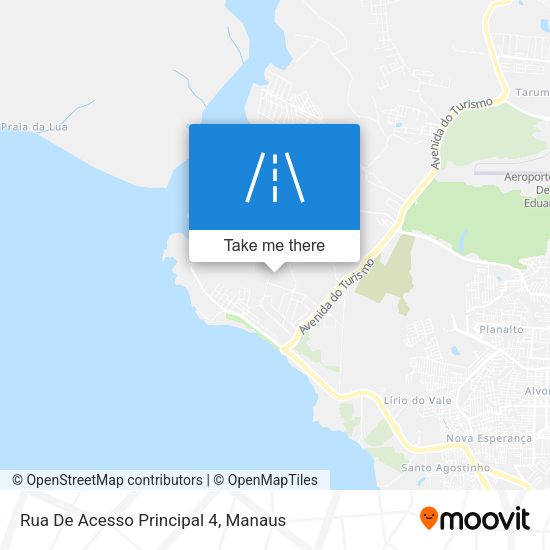 Rua De Acesso Principal 4 map