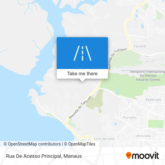 Rua De Acesso Principal map