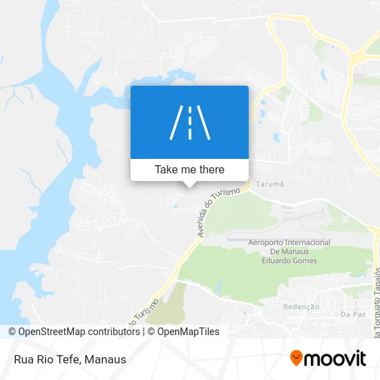 Rua Rio Tefe map
