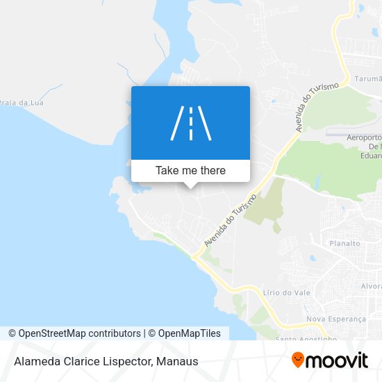 Alameda Clarice Lispector map