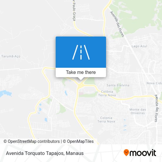 Avenida Torquato Tapajos map