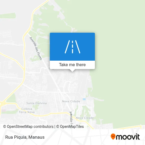 Rua Piquia map