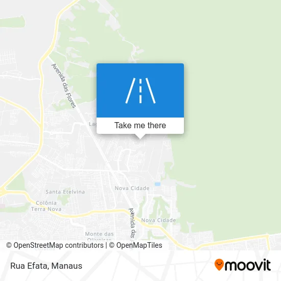 Rua Efata map