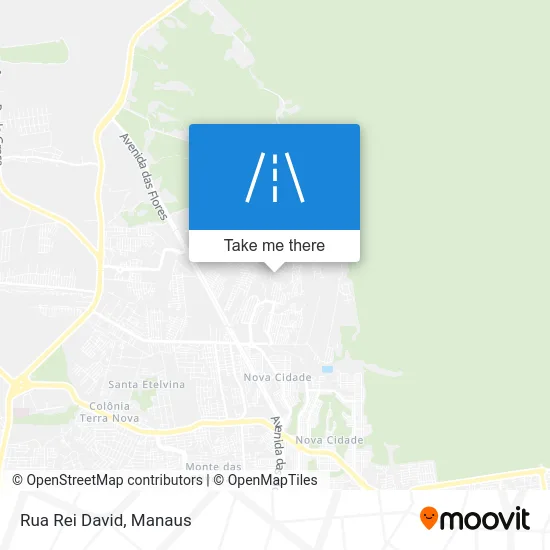 Rua Rei David map