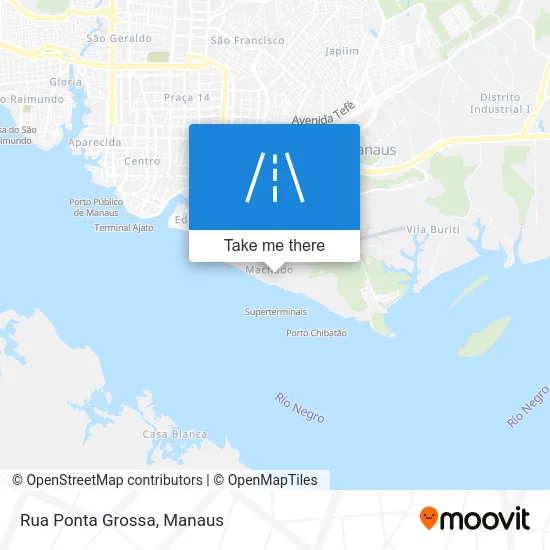 Rua Ponta Grossa map