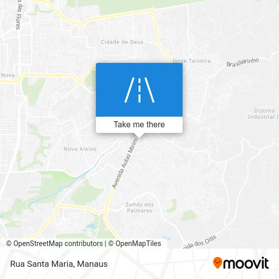 Rua Santa Maria map