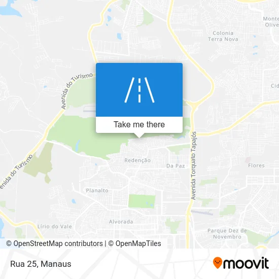 Rua 25 map