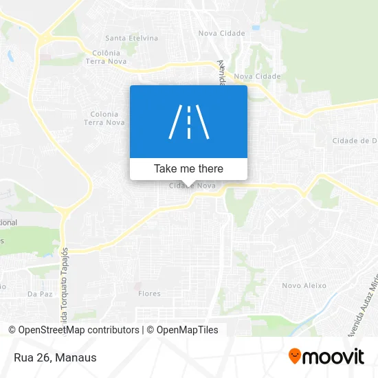 Rua 26 map