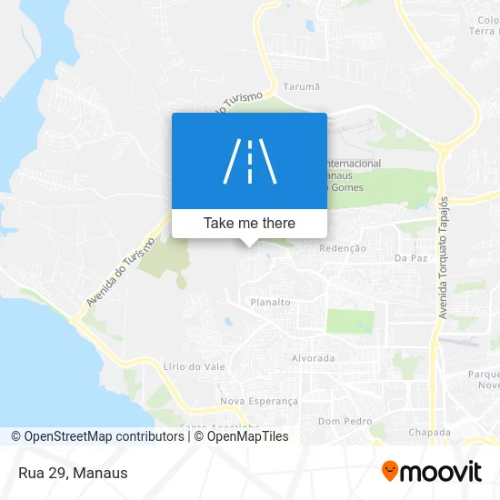 Rua 29 map