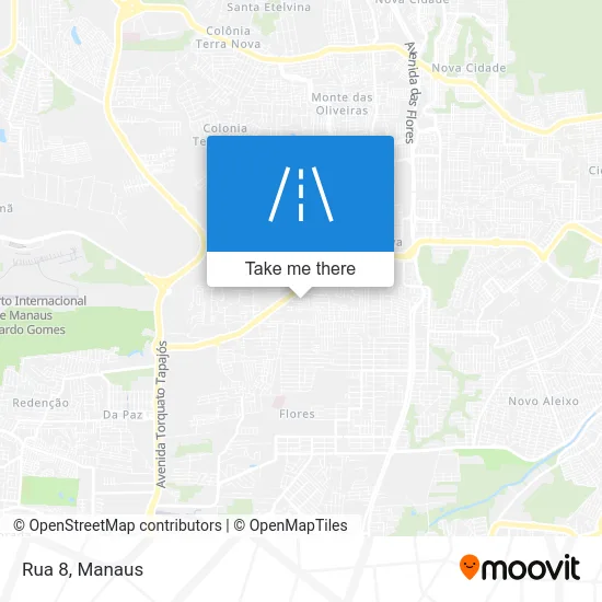 Rua 8 map