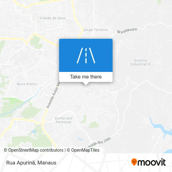 Rua Apurinã map