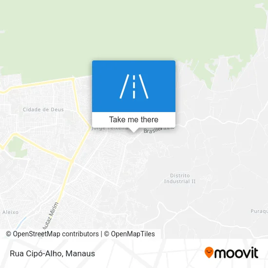 Rua Cipó-Alho map