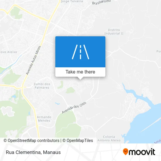 Rua Clementina map