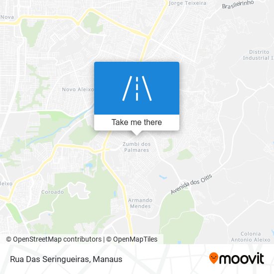 Mapa Rua Das Seringueiras