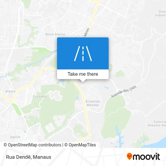 Rua Dendê map
