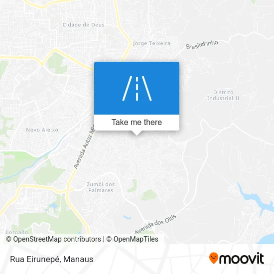 Rua Eirunepé map