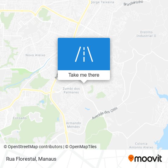 Rua Florestal map