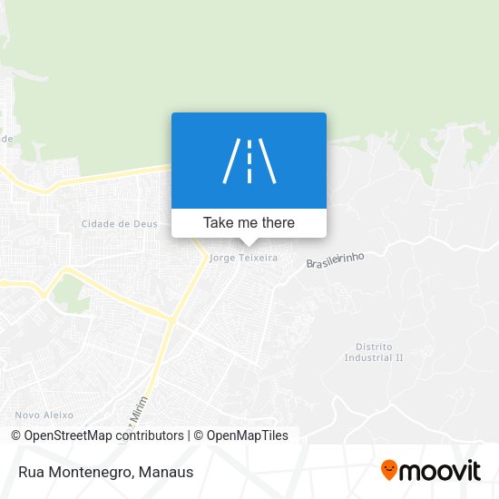 Rua Montenegro map