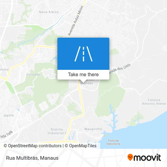 Rua Multibrás map