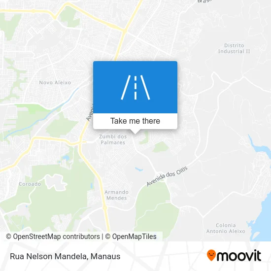 Rua Nelson Mandela map