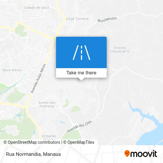 Rua Normandia map