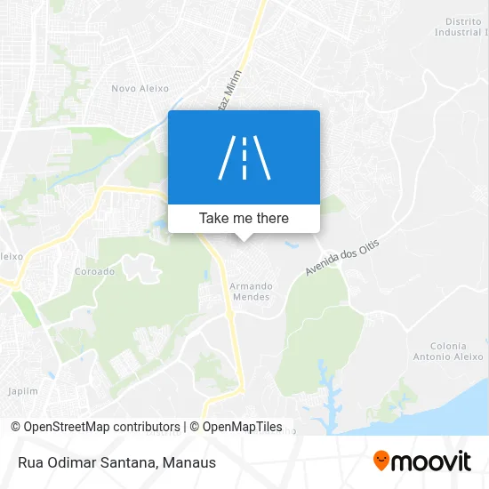 Rua Odimar Santana map