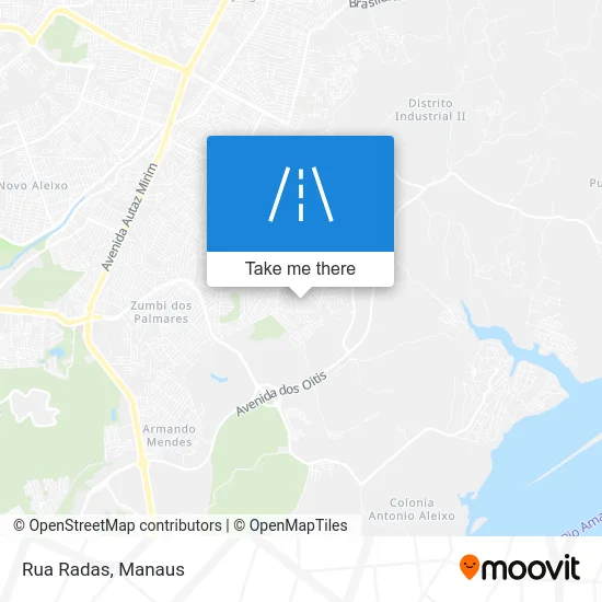 Rua Radas map
