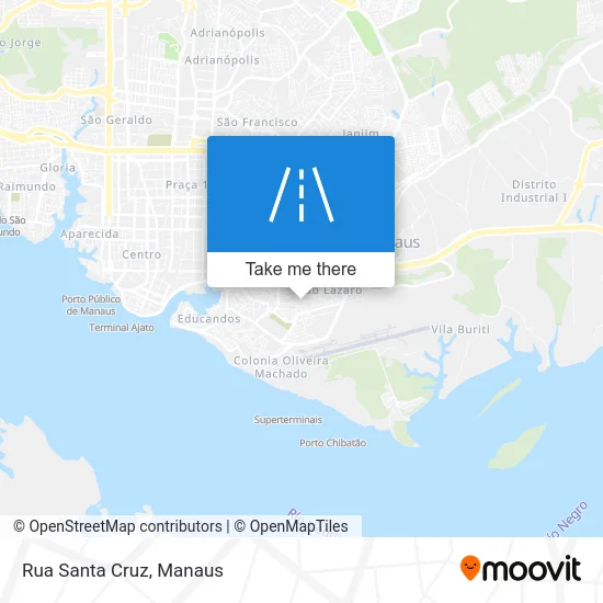 Rua Santa Cruz map