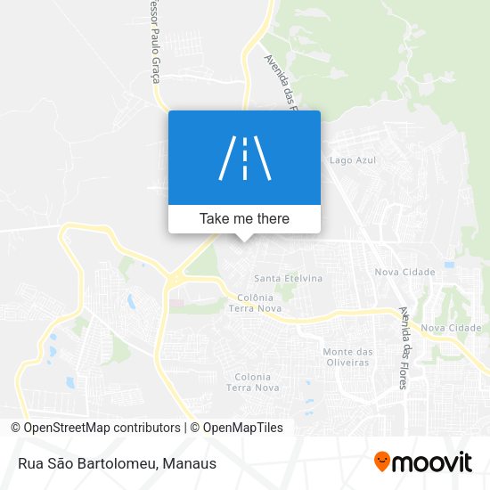 Rua São Bartolomeu map