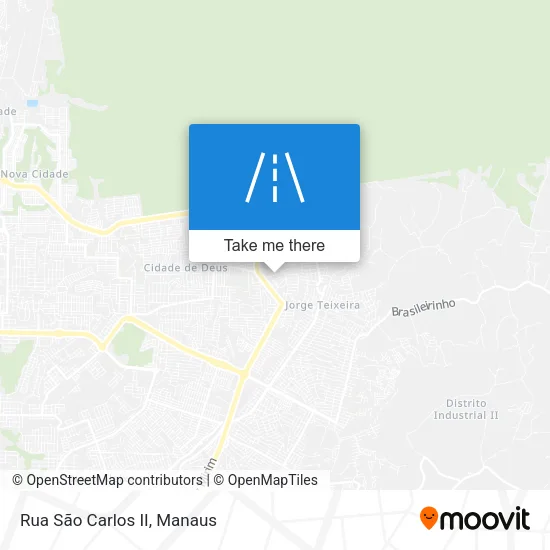 Rua São Carlos II map