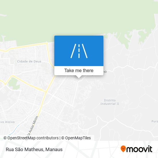 Mapa Rua São Matheus