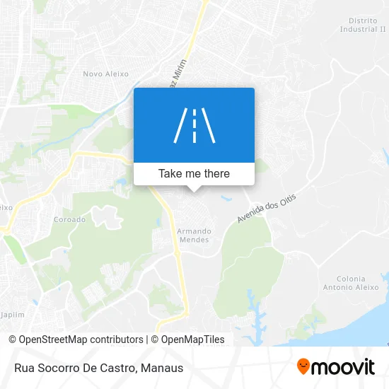Rua Socorro De Castro map