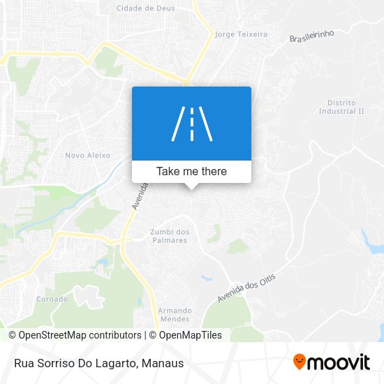 Rua Sorriso Do Lagarto map