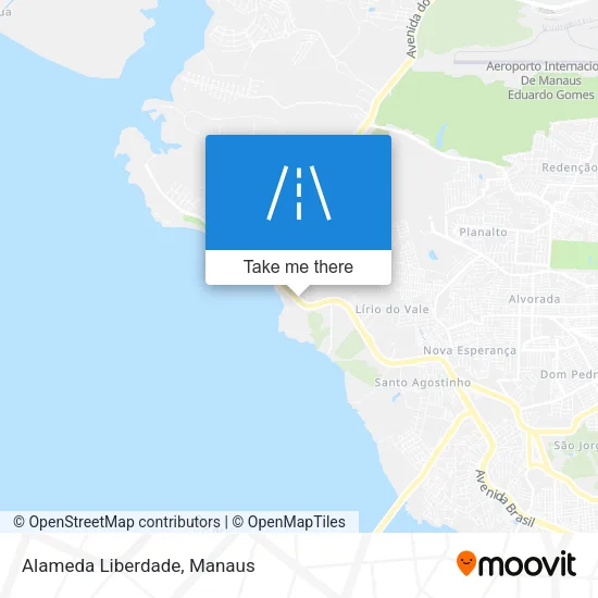 Alameda Liberdade map