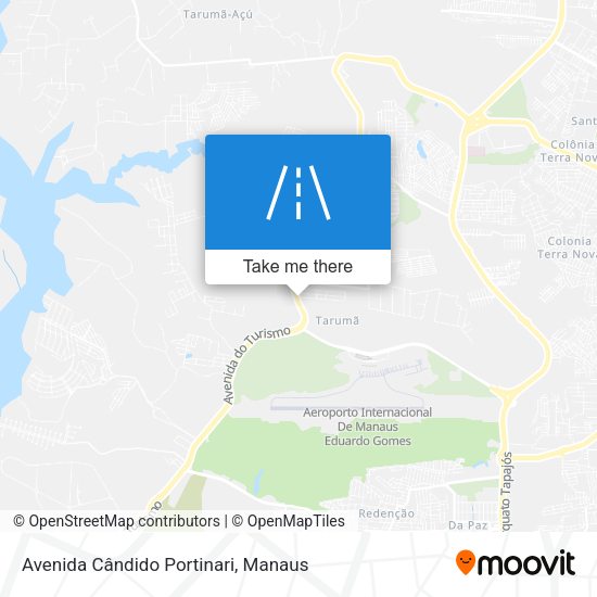 Avenida Cândido Portinari map