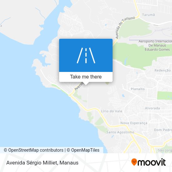 Avenida Sérgio Milliet map