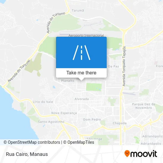 Rua Cairo map