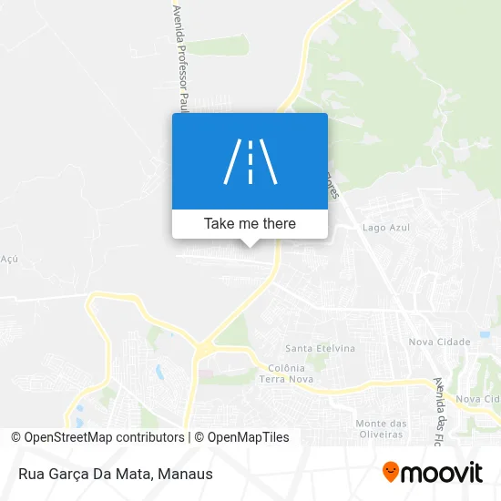 Rua Garça Da Mata map
