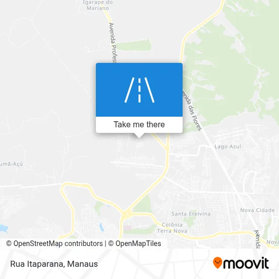Rua Itaparana map