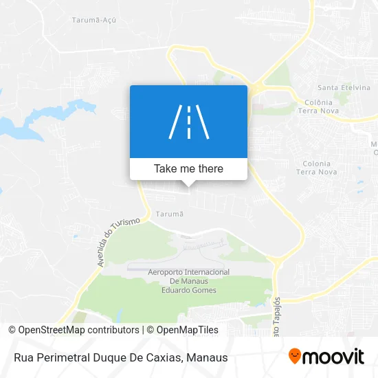 Rua Perimetral Duque De Caxias map