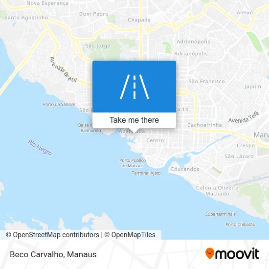 Beco Carvalho map