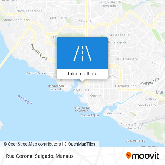 Rua Coronel Salgado map
