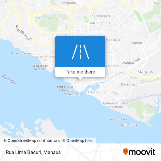 Mapa Rua Lima Bacuri