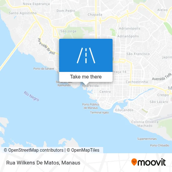 Rua Wilkens De Matos map