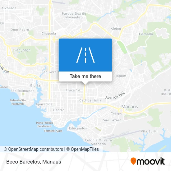 Beco Barcelos map