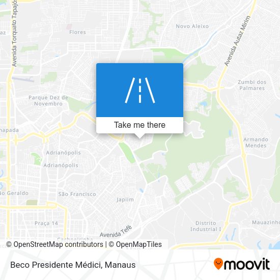 Beco Presidente Médici map